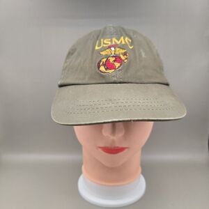 Outdoor Cap Youth USMC United States Marine Corps Olive Green Adjustable Hat